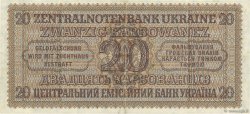 20 Karbowanez UKRAINE  1942 P.053 TTB