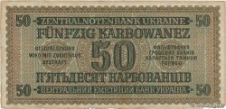 50 Karbowanez UKRAINE  1942 P.054 TTB