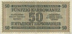 50 Karbowanez UKRAINE  1942 P.054 fVZ