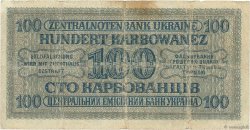 100 Karbowanez UKRAINE  1942 P.055 pr.TB