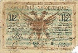 0,50 Franc ALBANIA  1917 PS.143a G