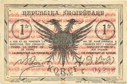 1 Franc ALBANIA  1917 PS.146b SPL