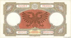 20 Franga ALBANIE  1939 P.07 SPL