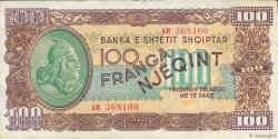 100 Franga ALBANIE  1945 P.17 SPL