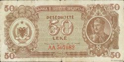 50 Lekë ALBANIE  1947 P.20 TB