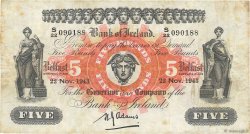 5 Pounds IRLANDE DU NORD  1943 P.052c TB+