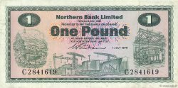 1 Pound IRLANDE DU NORD  1970 P.187a TTB