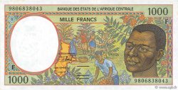 1000 Francs ÉTATS DE L AFRIQUE CENTRALE  1998 P.302Fe