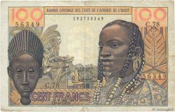 100 Francs WEST AFRICAN STATES  1959 P.002a VF-