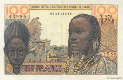 100 Francs ESTADOS DEL OESTE AFRICANO  1965 P.002b EBC