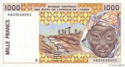 1000 Francs ESTADOS DEL OESTE AFRICANO  1994 P.111Ad FDC