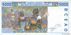 5000 Francs WEST AFRICAN STATES  2001 P.113Ak UNC-