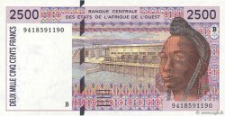 2500 Francs ÉTATS DE L AFRIQUE DE L OUEST  1994 P.212Bc