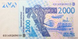 2000 Francs ÉTATS DE L AFRIQUE DE L OUEST  2003 P.216Ba