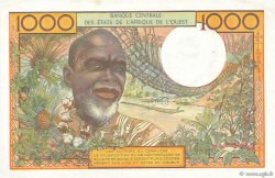1000 Francs WEST AFRIKANISCHE STAATEN  1978 P.703Kn fVZ