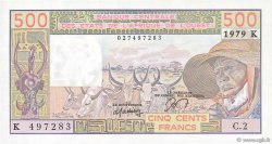 500 Francs WEST AFRICAN STATES  1979 P.705Ka AU