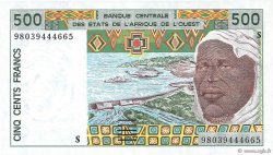 500 Francs ÉTATS DE L AFRIQUE DE L OUEST  1998 P.910Sc