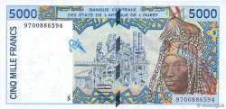 5000 Francs ÉTATS DE L AFRIQUE DE L OUEST  1997 P.913Sa