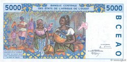 5000 Francs WEST AFRIKANISCHE STAATEN  1995 P.813Td fST+
