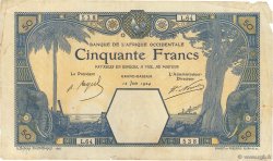 50 Francs GRAND-BASSAM AFRIQUE OCCIDENTALE FRANÇAISE (1895-1958) Grand-Bassam 1924 P.09Db