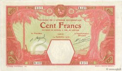 100 Francs DAKAR FRENCH WEST AFRICA Dakar 1926 P.11Bb VF+
