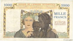 1000 Francs AFRIQUE OCCIDENTALE FRANÇAISE (1895-1958)  1945 P.24 TB+