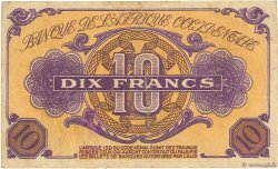 10 Francs AFRIQUE OCCIDENTALE FRANÇAISE (1895-1958)  1943 P.29 TB+