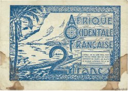 2 Francs AFRIQUE OCCIDENTALE FRANÇAISE (1895-1958)  1944 P.35 TB