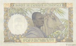 25 Francs AFRIQUE OCCIDENTALE FRANÇAISE (1895-1958)  1943 P.38 SUP