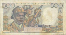 500 Francs AFRIQUE OCCIDENTALE FRANÇAISE (1895-1958)  1953 P.41 pr.TTB