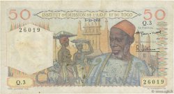 50 Francs AFRIQUE OCCIDENTALE FRANÇAISE (1895-1958)  1955 P.44 TB+