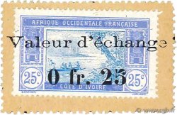 25 Centimes COTE D IVOIRE  1920 P.06