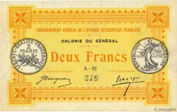 2 Francs SÉNÉGAL  1917 P.03a NEUF