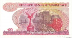 10 Dollars ZIMBABWE  1983 P.03d UNC-
