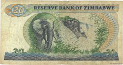 20 Dollars ZIMBABWE  1983 P.04c B