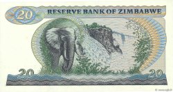 20 Dollars ZIMBABWE  1983 P.04c UNC-