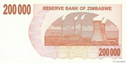 200000 Dollars ZIMBABWE  2007 P.49 NEUF