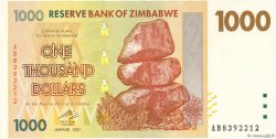 1000 Dollars ZIMBABWE  2007 P.71 NEUF