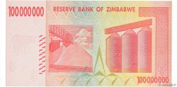 100 Millions Dollars ZIMBABWE  2008 P.80 NEUF