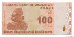100 Dollars ZIMBABWE  2009 P.97 NEUF