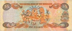 5 Dollars BAHAMAS  2001 P.63b TB