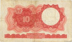 10 Dollars MALAISIE et BORNEO BRITANNIQUE  1961 P.09b TB+