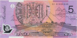 5 Dollars AUSTRALIE  2002 P.57a NEUF