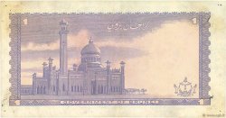 1 Ringgit - 1 Dollar BRUNEI  1980 P.06b TTB
