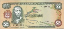 2 Dollars JAMAICA  1990 P.69d