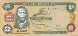 2 Dollars JAMAICA  1992 P.69d