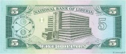 5 Dollars LIBERIA  1989 P.20 NEUF