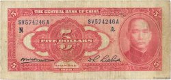 5 Dollars CHINE Shanghaï 1928 P.0196b TB