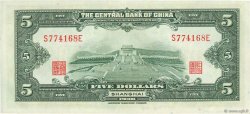 5 Dollars CHINE Shanghaï 1930 P.0200f SPL