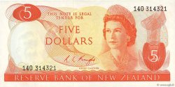 5 Dollars NOUVELLE-ZÉLANDE  1975 P.165c SPL
